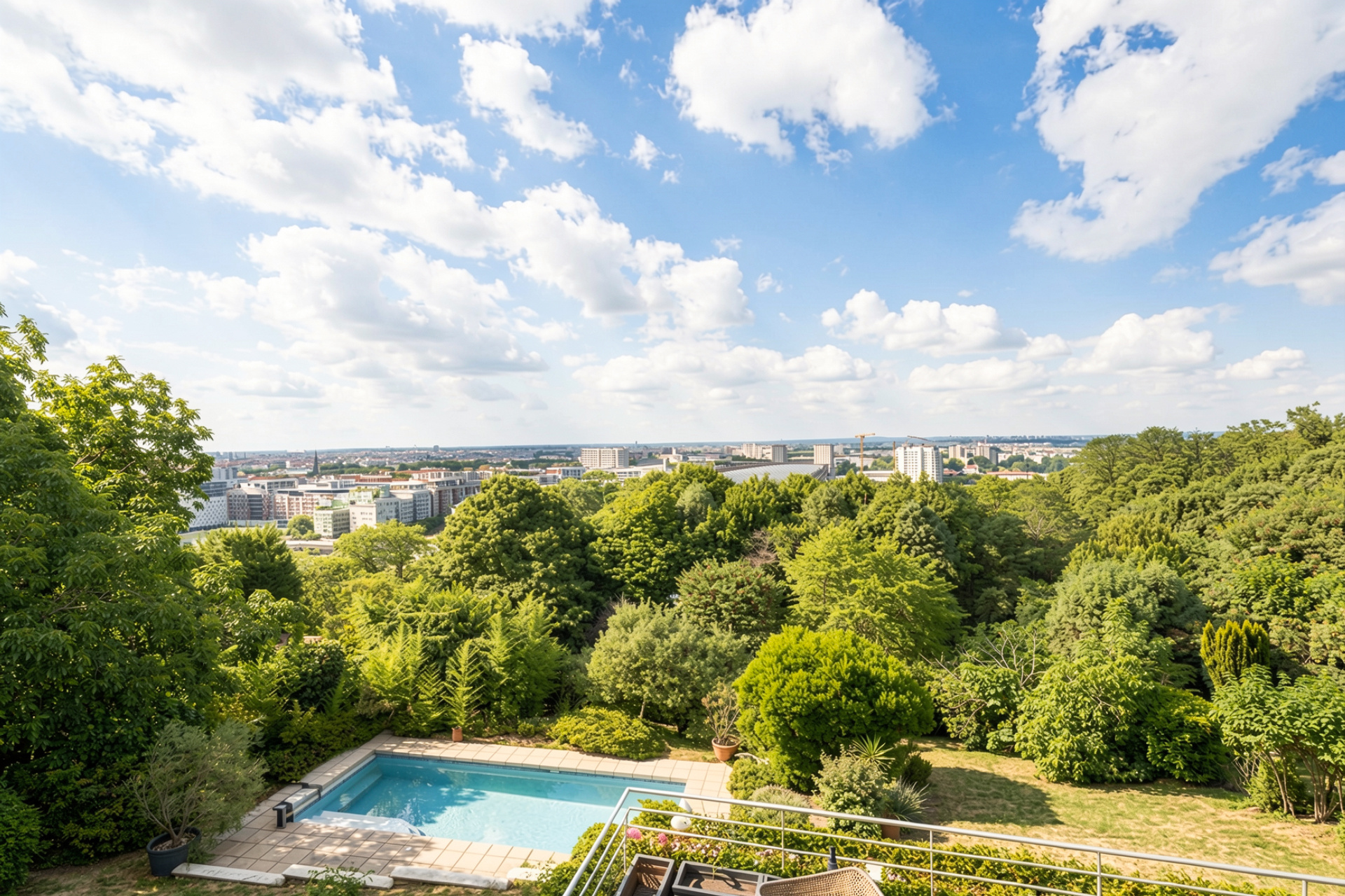 Chemin de Fontanières   Maison avec vue panoramique sur Lyon